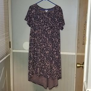 LulaRoe short sleeve dress size XL